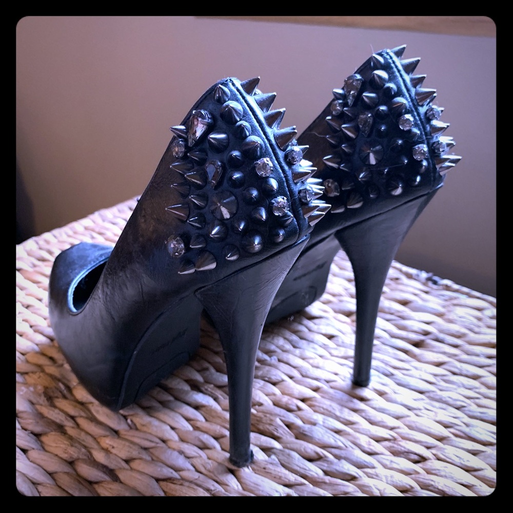 Black high heels